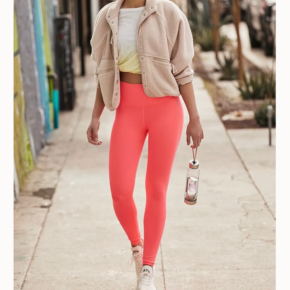 Free people high rise 7/8 length good karma leggings